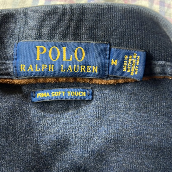 Sz Medium Polo Ralph Lauren Pima Soft Touch Long Sleeve - Picture 4 of 4